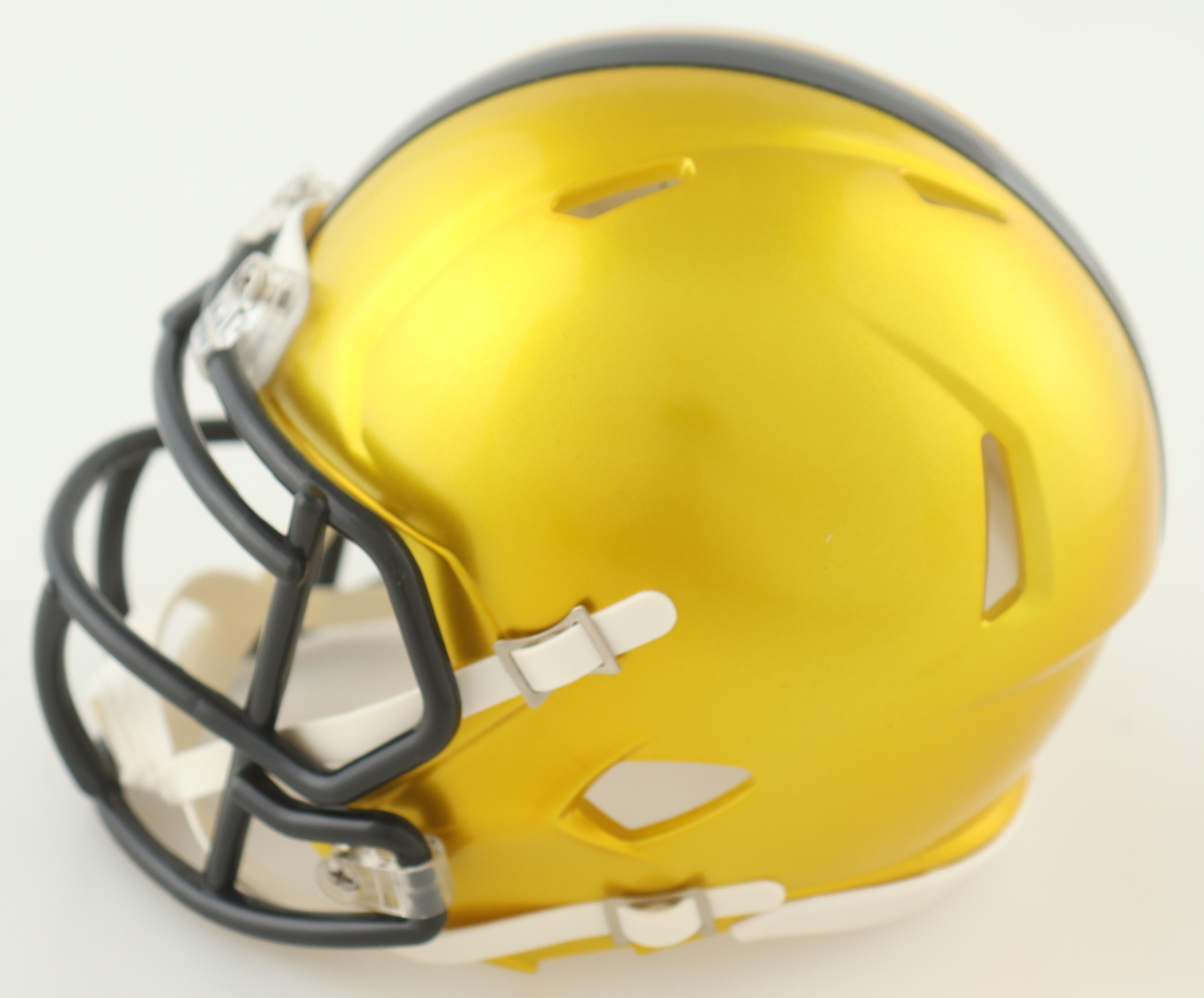 Jerome Bettis Signed Steelers Flash Alternate Speed Mini Helmet (Beckett) at PristineAuction.com Jerome Bettis Signed Steelers Flash Alternate Speed Mini Helmet (Beckett) at PristineAuction.com