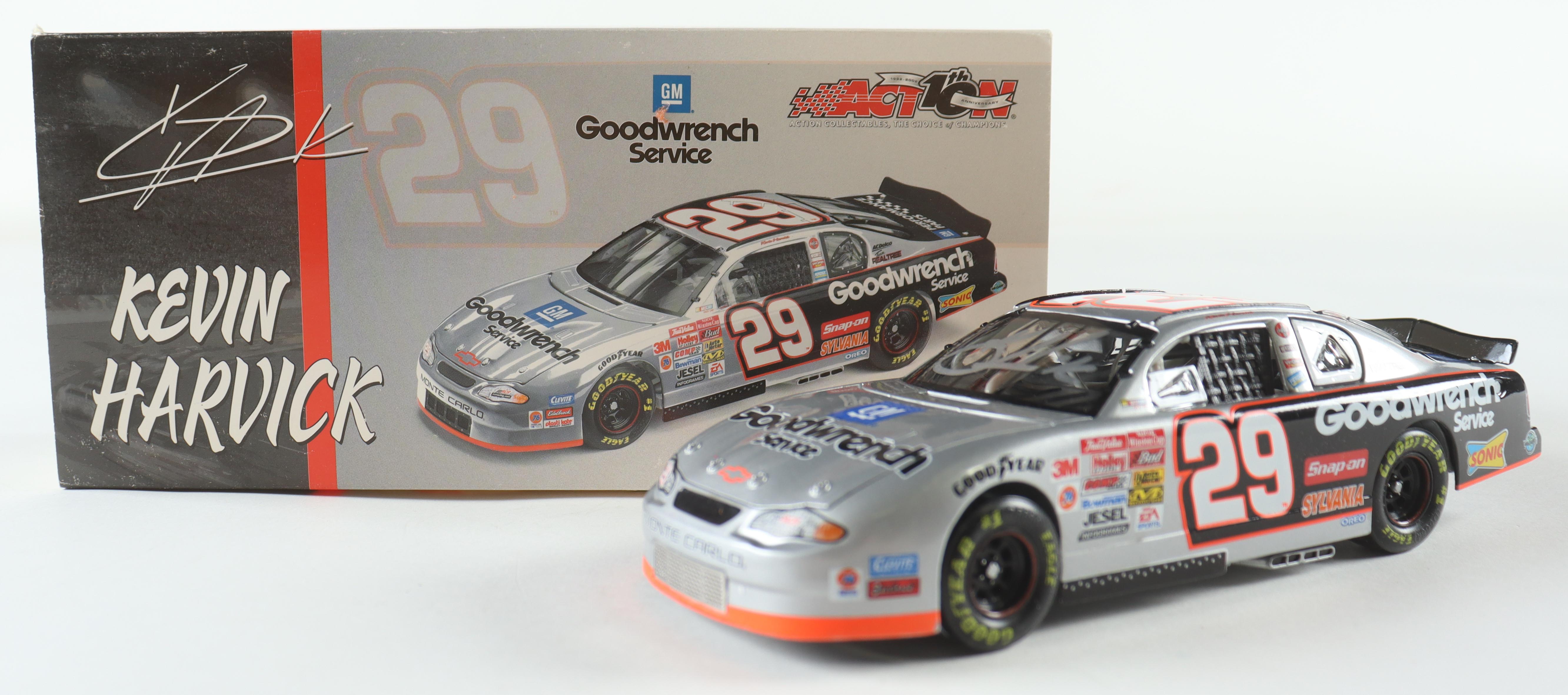 Kevin Harvick Signed LE #29 GM Goodwrench Service 2002 Monte Carlo 1:24 Die-Cast Car (PA) at PristineAuction.com Kevin Harvick Signed LE #29 GM Goodwrench Service 2002 Monte Carlo 1:24 Die-Cast Car (PA) at PristineAuction.com
