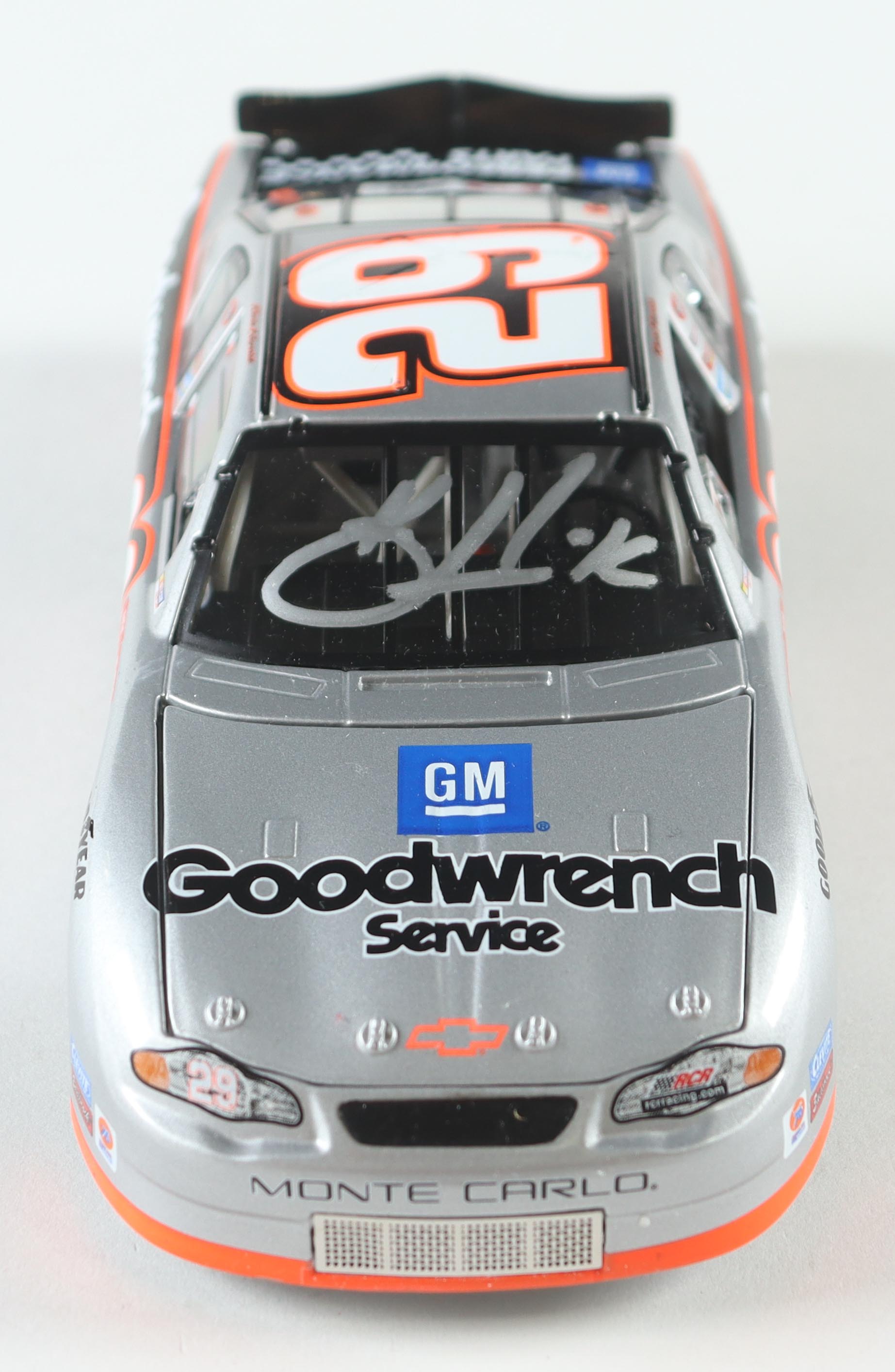 Kevin Harvick Signed LE #29 GM Goodwrench Service 2002 Monte Carlo 1:24 Die-Cast Car (PA) at PristineAuction.com Kevin Harvick Signed LE #29 GM Goodwrench Service 2002 Monte Carlo 1:24 Die-Cast Car (PA) at PristineAuction.com