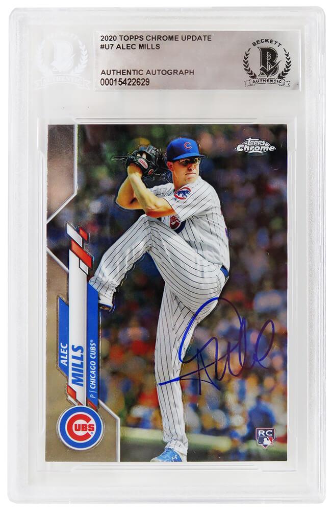 Alec Mills Signed 2020 Topps Chrome Update #U7 RC (BGS) at PristineAuction.com Alec Mills Signed 2020 Topps Chrome Update #U7 RC (BGS) at PristineAuction.com