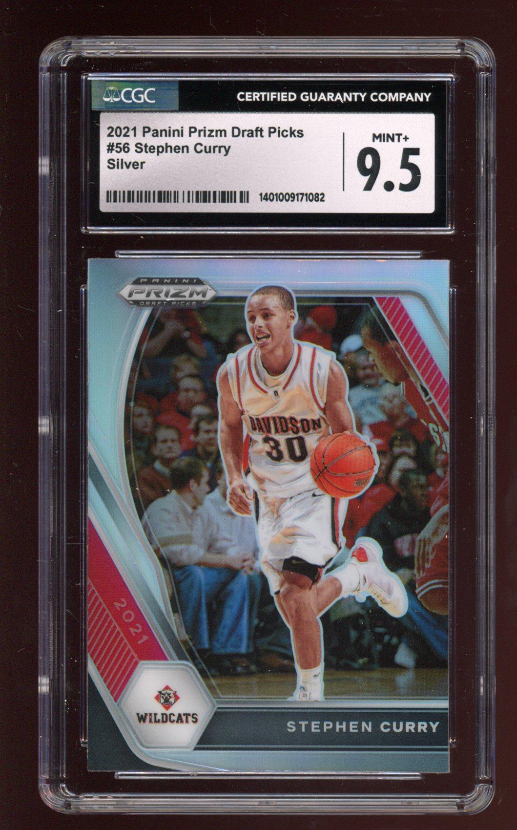 Stephen Curry 2021-22 Panini Prizm Draft Picks Prizms Silver #56 (CGC 9.5) at PristineAuction.com Stephen Curry 2021-22 Panini Prizm Draft Picks Prizms Silver #56 (CGC 9.5) at PristineAuction.com