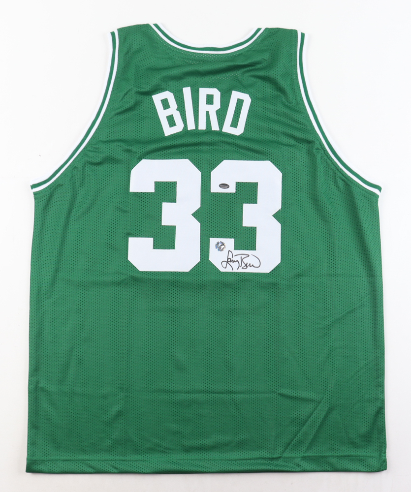 Larry Bird Signed Celtics Jersey (Schwartz & Bird) at PristineAuction.com Larry Bird Signed Celtics Jersey (Schwartz & Bird) at PristineAuction.com
