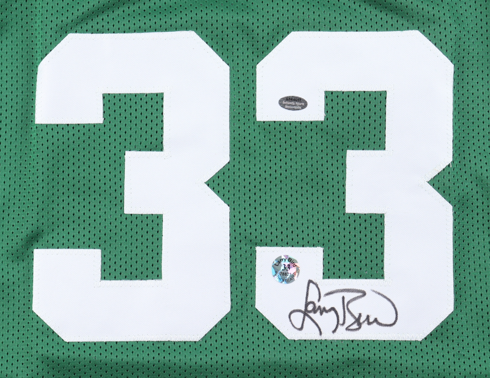 Larry Bird Signed Celtics Jersey (Schwartz & Bird) at PristineAuction.com Larry Bird Signed Celtics Jersey (Schwartz & Bird) at PristineAuction.com