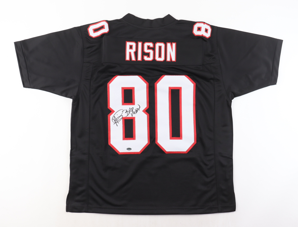 Andre Rison Signed Jersey Inscribed "Bad Moon" (Schwartz) at PristineAuction.com Andre Rison Signed Jersey Inscribed "Bad Moon" (Schwartz) at PristineAuction.com