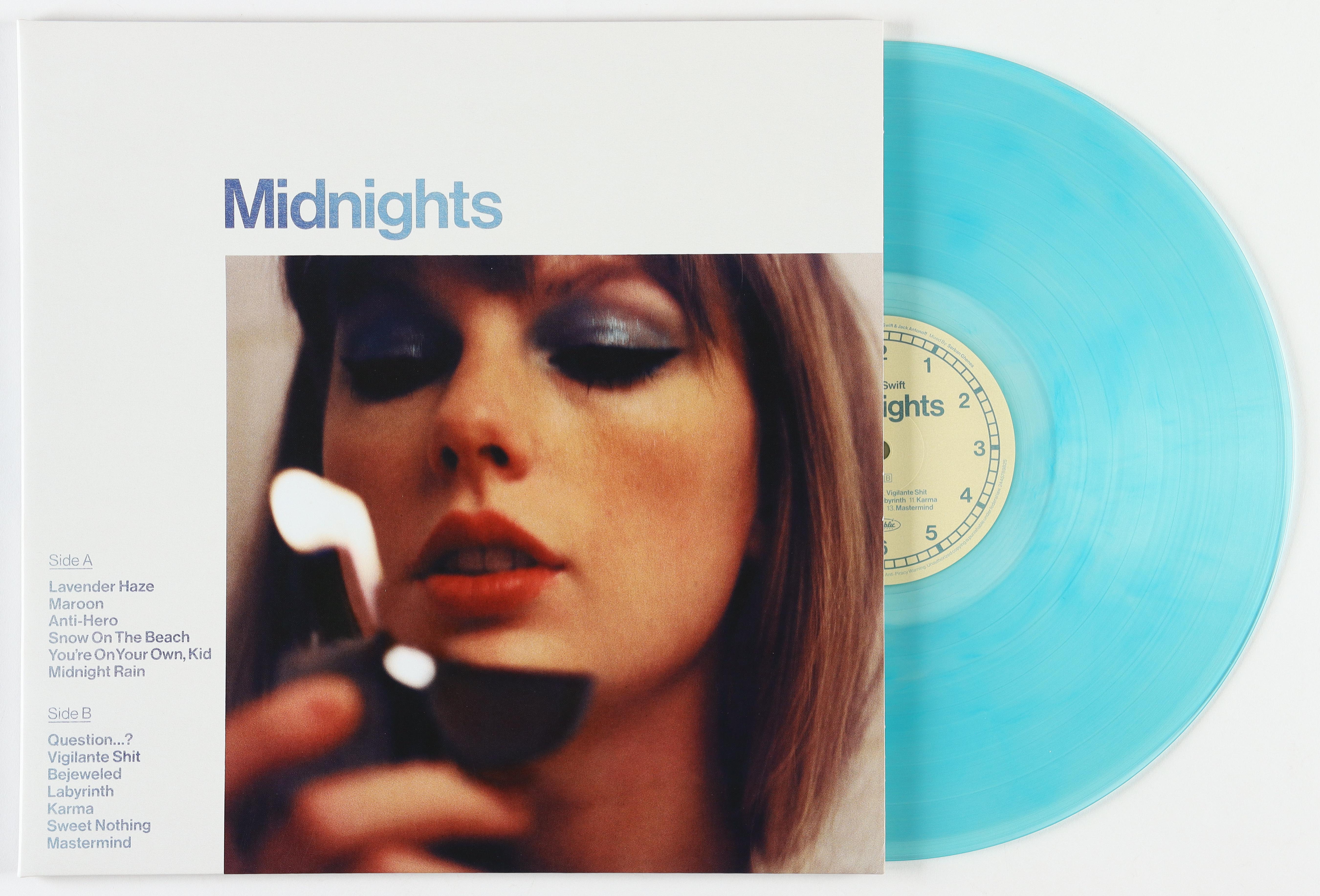 Taylor Swift Signed "Midnights" Album Sleeve Insert With Vinyl Record Album (Beckett) at PristineAuction.com Taylor Swift Signed "Midnights" Album Sleeve Insert With Vinyl Record Album (Beckett) at PristineAuction.com