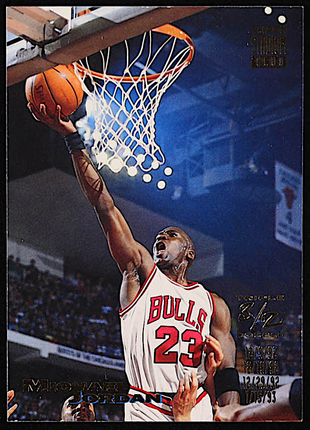 Michael Jordan 1993-94 Stadium Club #1 TD at PristineAuction.com Michael Jordan 1993-94 Stadium Club #1 TD at PristineAuction.com