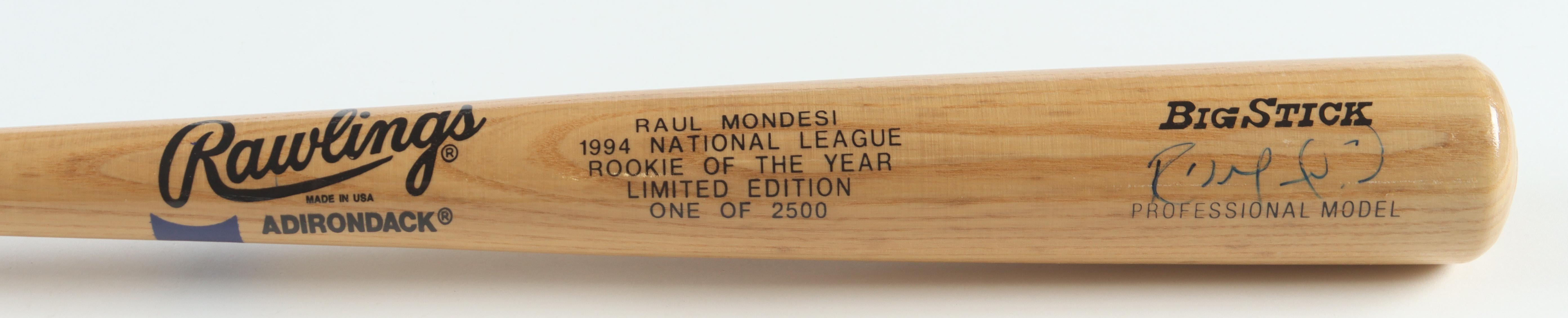 Raul Mondesi Signed LE Rawlings Adirondack Player Pro Model Baseball Bat (JSA) at PristineAuction.com Raul Mondesi Signed LE Rawlings Adirondack Player Pro Model Baseball Bat (JSA) at PristineAuction.com