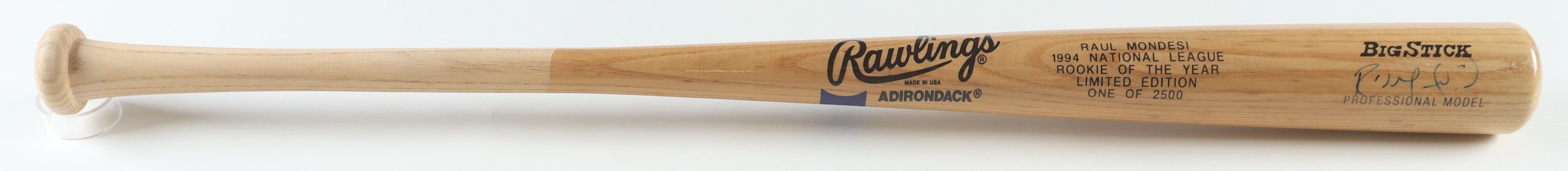 Raul Mondesi Signed LE Rawlings Adirondack Player Pro Model Baseball Bat (JSA) at PristineAuction.com Raul Mondesi Signed LE Rawlings Adirondack Player Pro Model Baseball Bat (JSA) at PristineAuction.com