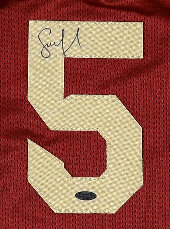 Sam Merrill Signed Jersey (Playball Ink) at PristineAuction.com Sam Merrill Signed Jersey (Playball Ink) at PristineAuction.com