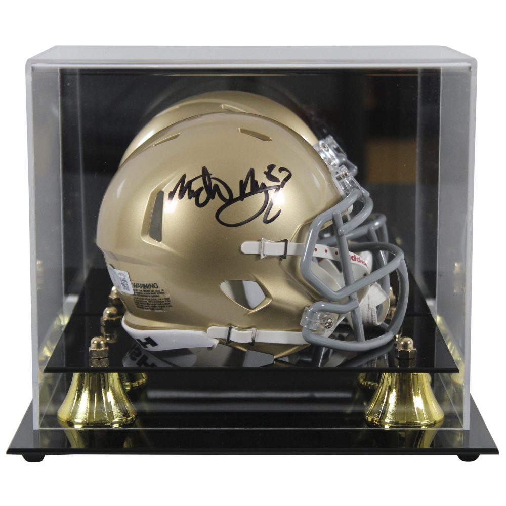 Michael Mayer Signed Notre Dame Fighting Irish Speed Mini Helmet with