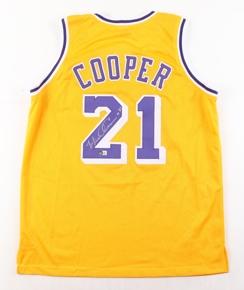 Michael Cooper Signed Jersey (Beckett) at PristineAuction.com Michael Cooper Signed Jersey (Beckett) at PristineAuction.com