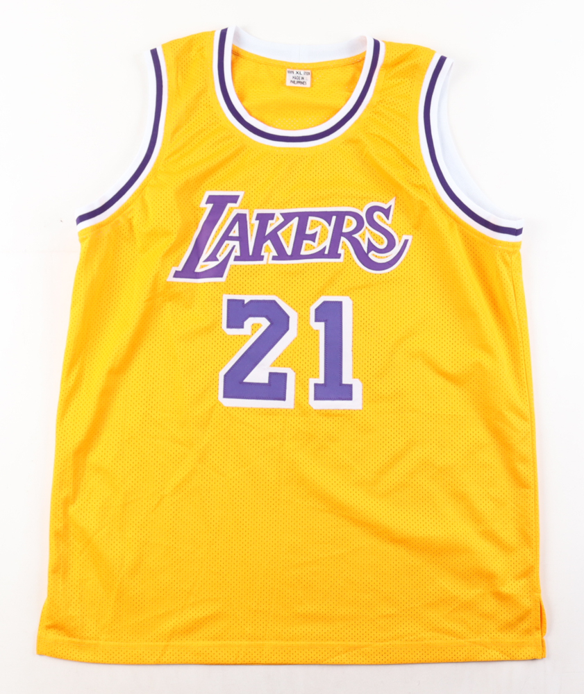 Michael Cooper Signed Jersey (Beckett) at PristineAuction.com Michael Cooper Signed Jersey (Beckett) at PristineAuction.com