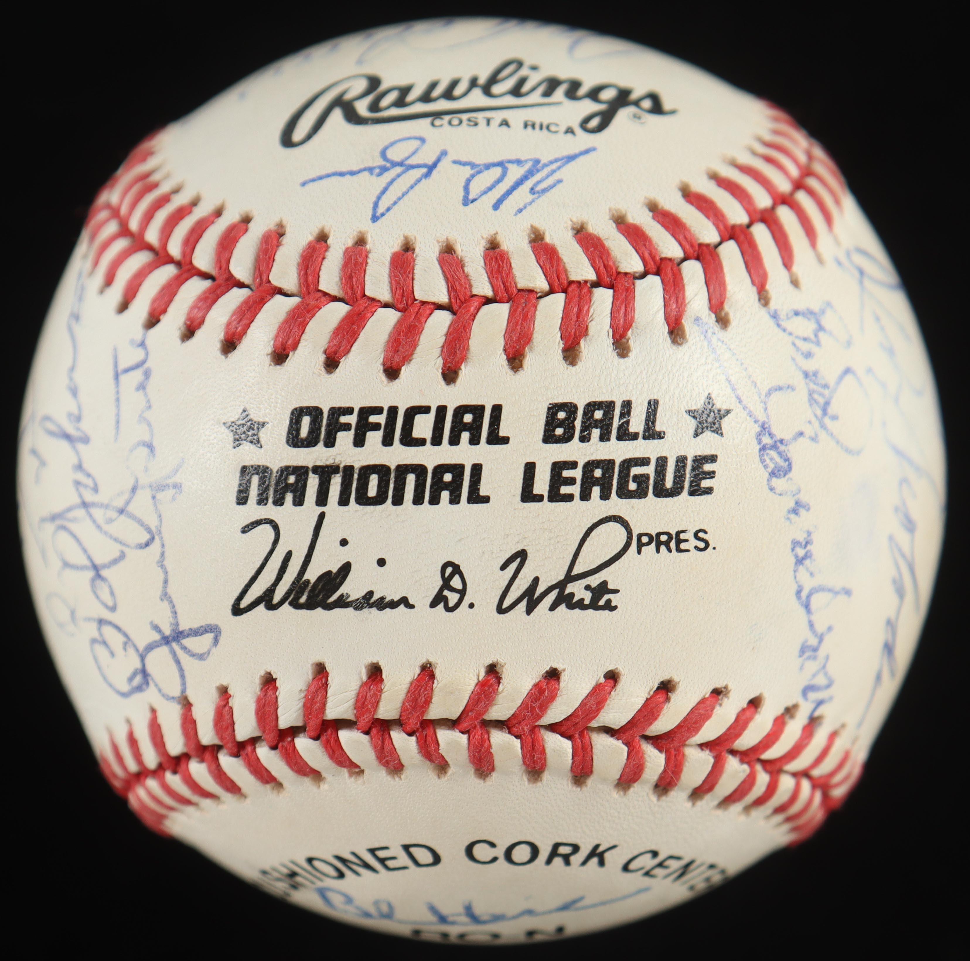1969 Mets ONL Baseball Team-Signed by (23) with Tom Seaver, Ron Swoboda, Bud Harrelson, Ed Kranepool with Display Case (PSA) at PristineAuction.com 1969 Mets ONL Baseball Team-Signed by (23) with Tom Seaver, Ron Swoboda, Bud Harrelson, Ed Kranepool with Display Case (PSA) at PristineAuction.com