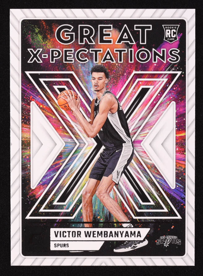 Victor Wembanyama 2023-24 Donruss Great X-Pectations #10 RC at PristineAuction.com Victor Wembanyama 2023-24 Donruss Great X-Pectations #10 RC at PristineAuction.com