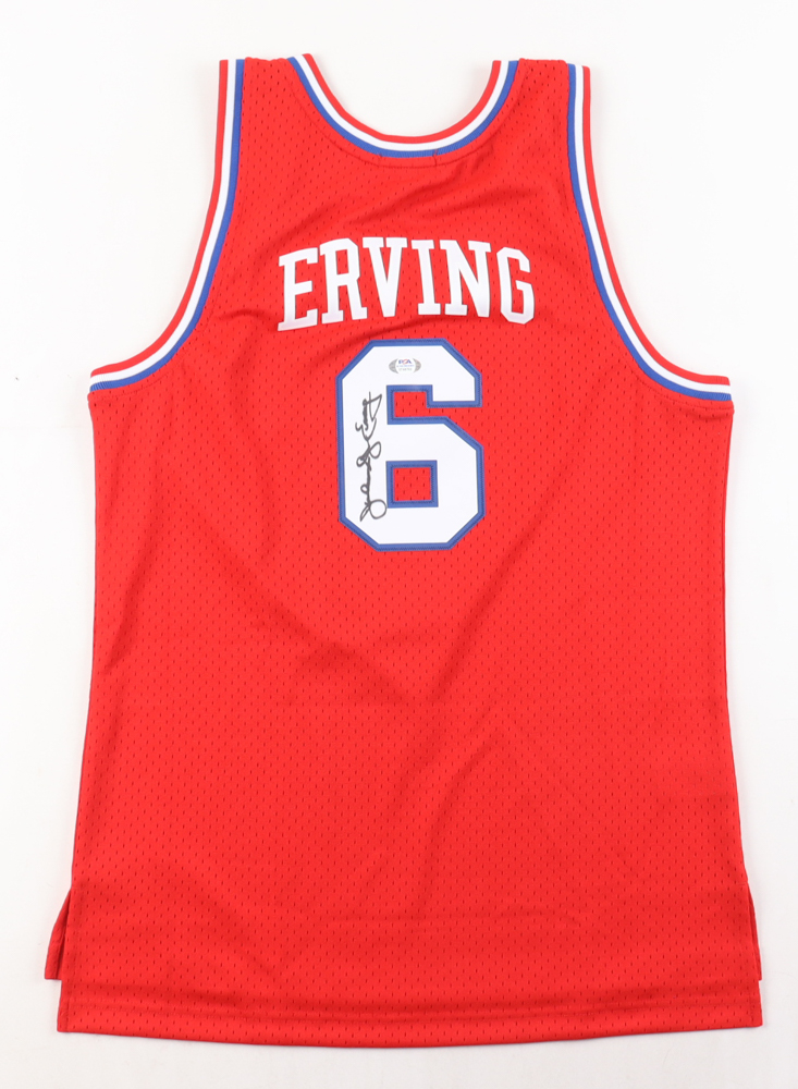 Julius "Dr. J" Erving Signed 76ers Jersey (PSA) at PristineAuction.com Julius "Dr. J" Erving Signed 76ers Jersey (PSA) at PristineAuction.com