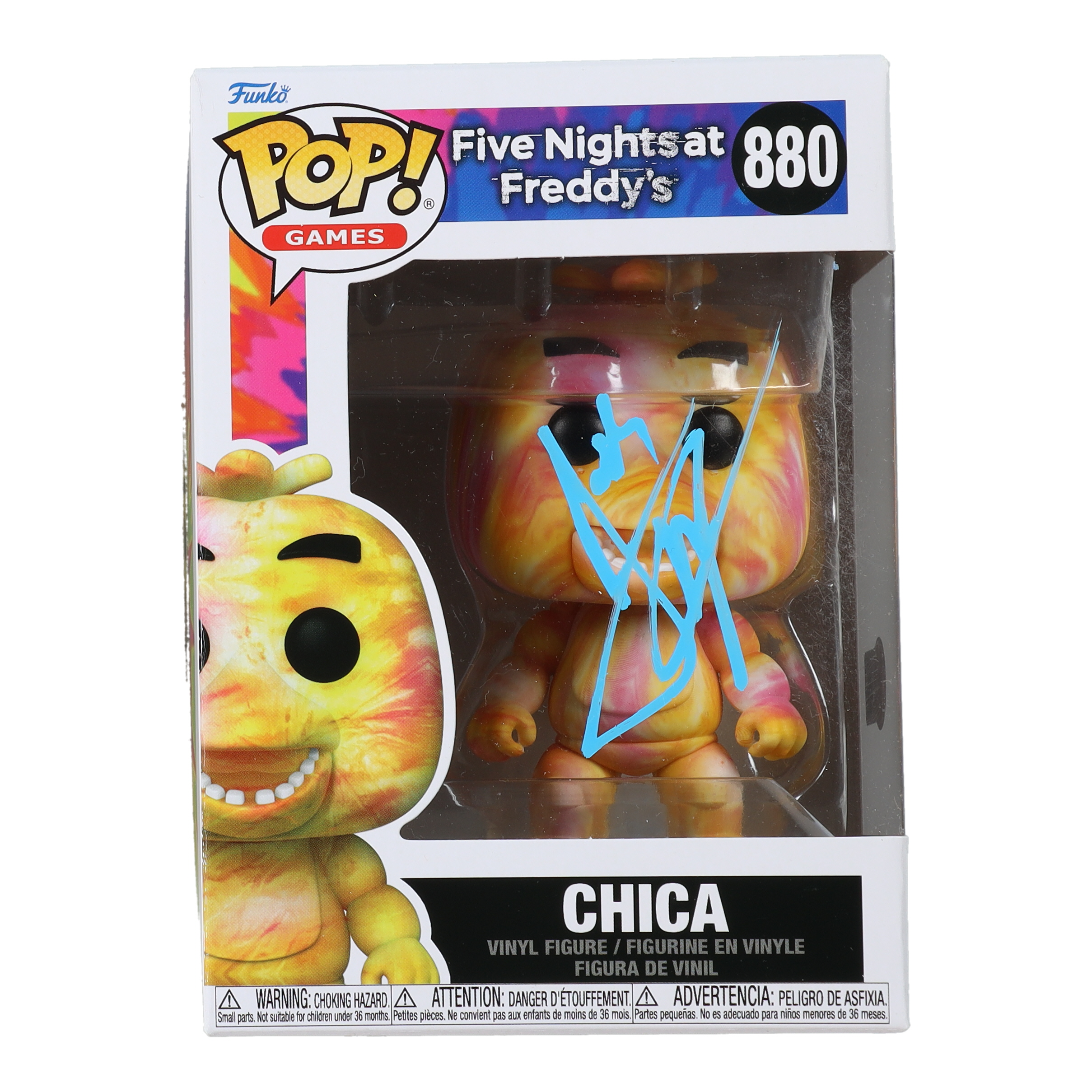 Josh Hutcherson Signed "Five Nights at Freddy's" #880 Chica Funko Pop! Vinyl Figure (Beckett) at PristineAuction.com Josh Hutcherson Signed "Five Nights at Freddy's" #880 Chica Funko Pop! Vinyl Figure (Beckett) at PristineAuction.com