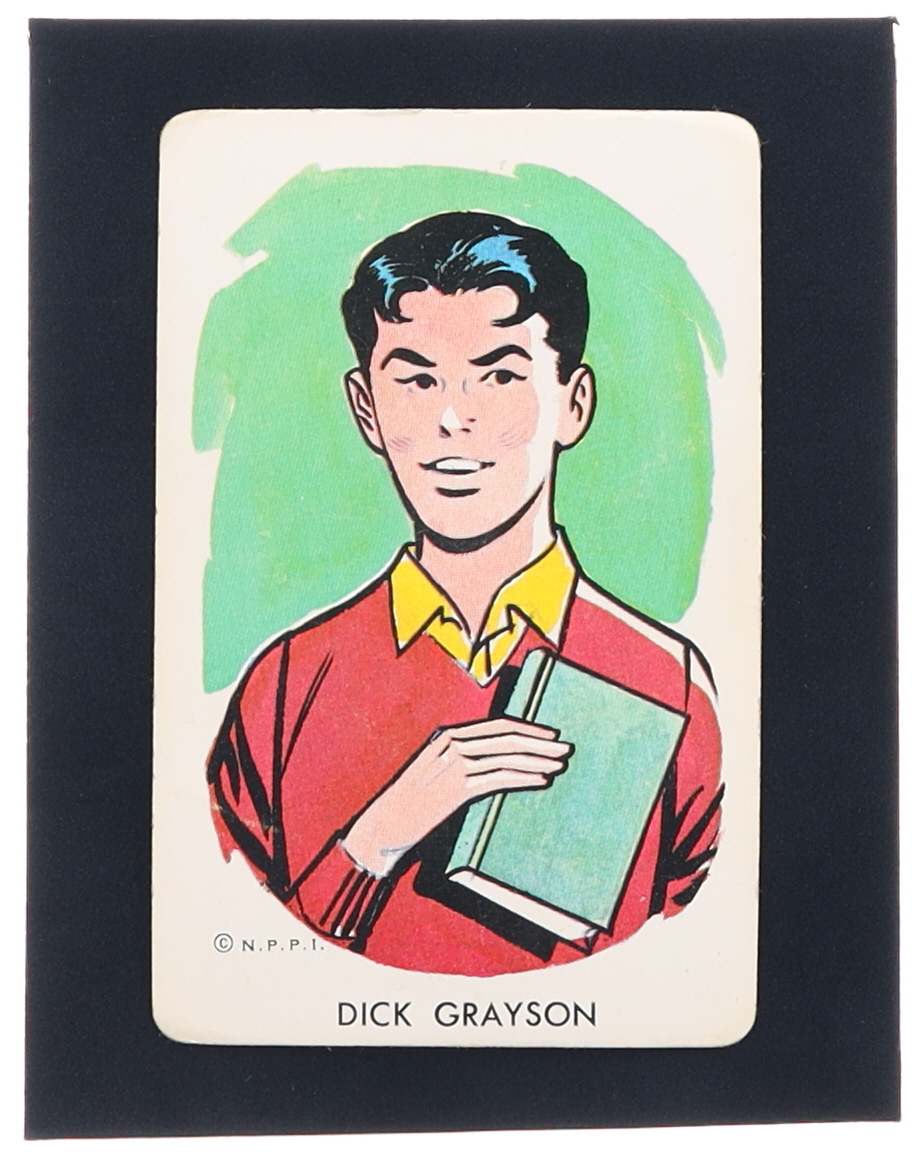 Dick Grayson 1966 Whitman Batman Card Game #NNO at PristineAuction.com Dick Grayson 1966 Whitman Batman Card Game #NNO at PristineAuction.com