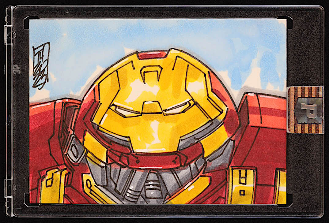 Ironman | Robert Downey Jr. | Marvel | Original Art Sketch Card by Tom Hodges (1/1 Original Art) at PristineAuction.com Ironman | Robert Downey Jr. | Marvel | Original Art Sketch Card by Tom Hodges (1/1 Original Art) at PristineAuction.com