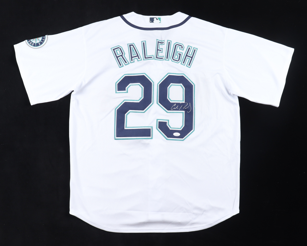 Cal Raleigh Signed Jersey (JSA) at PristineAuction.com Cal Raleigh Signed Jersey (JSA) at PristineAuction.com