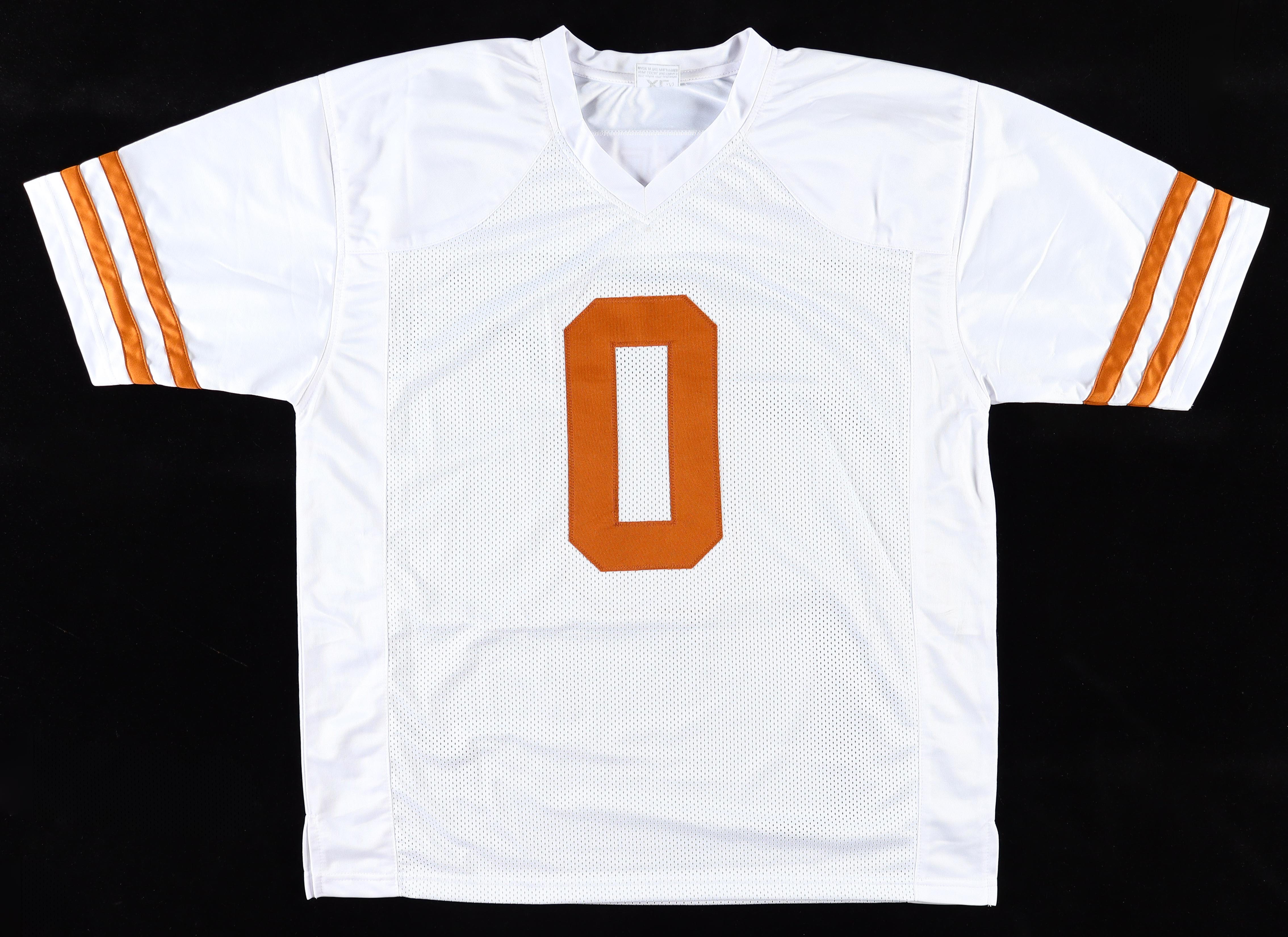 Ja'Tavion Sanders Signed Jersey With Multiple Inscriptions (Playball Ink) at PristineAuction.com Ja'Tavion Sanders Signed Jersey With Multiple Inscriptions (Playball Ink) at PristineAuction.com