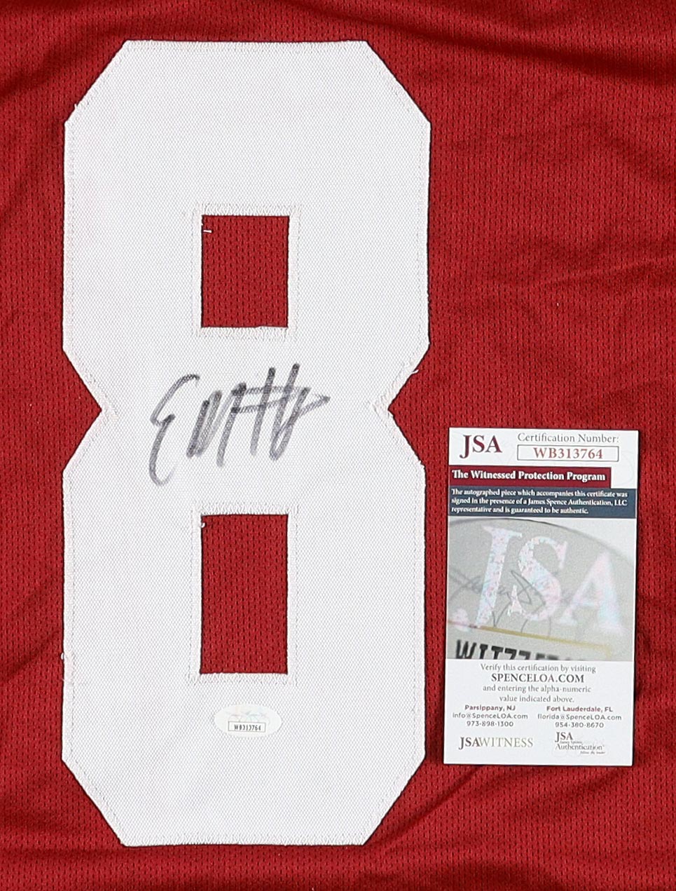 Elijah Moore Signed Jersey (JSA) at PristineAuction.com Elijah Moore Signed Jersey (JSA) at PristineAuction.com