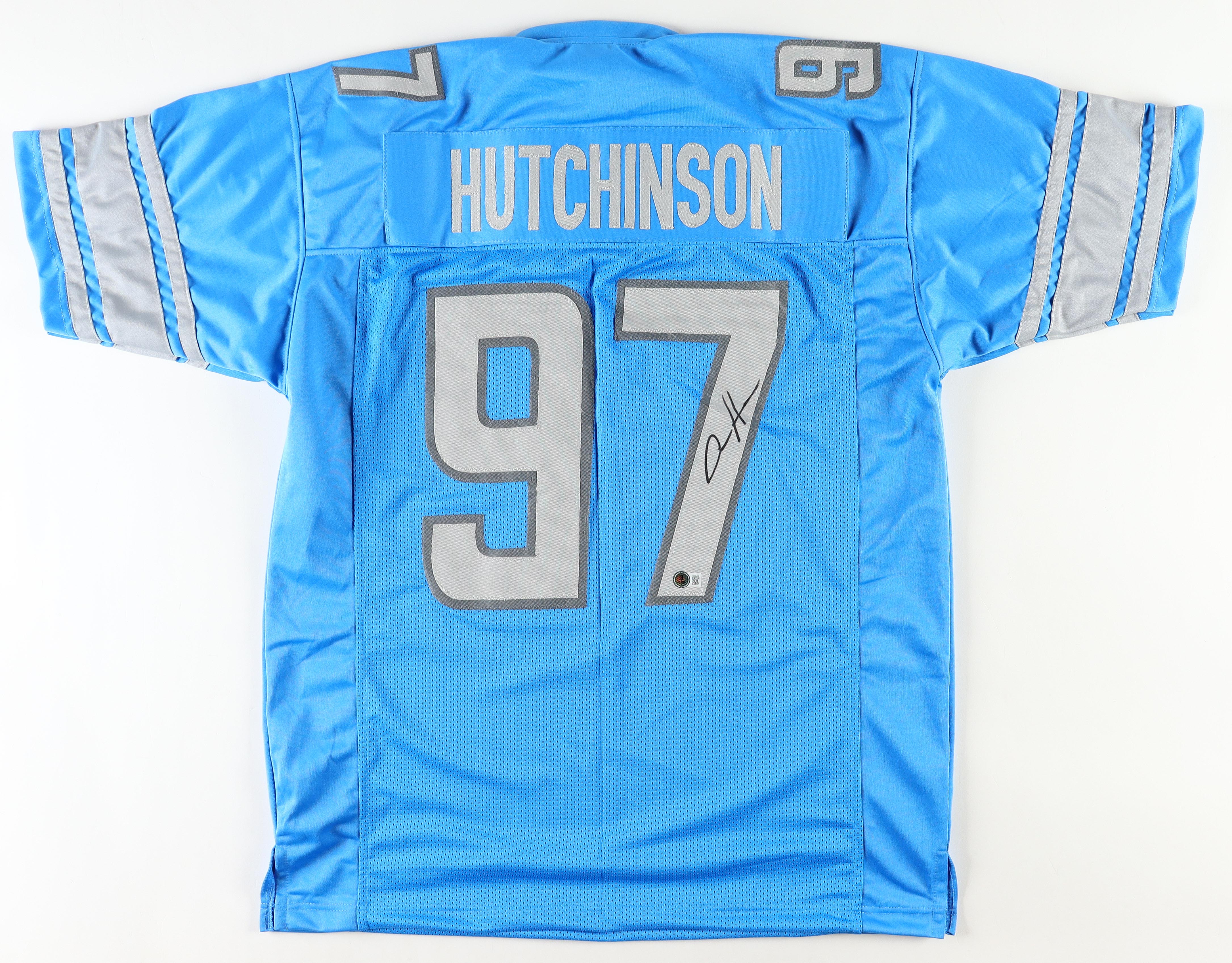 Aidan Hutchinson Signed Jersey (Beckett) at PristineAuction.com Aidan Hutchinson Signed Jersey (Beckett) at PristineAuction.com