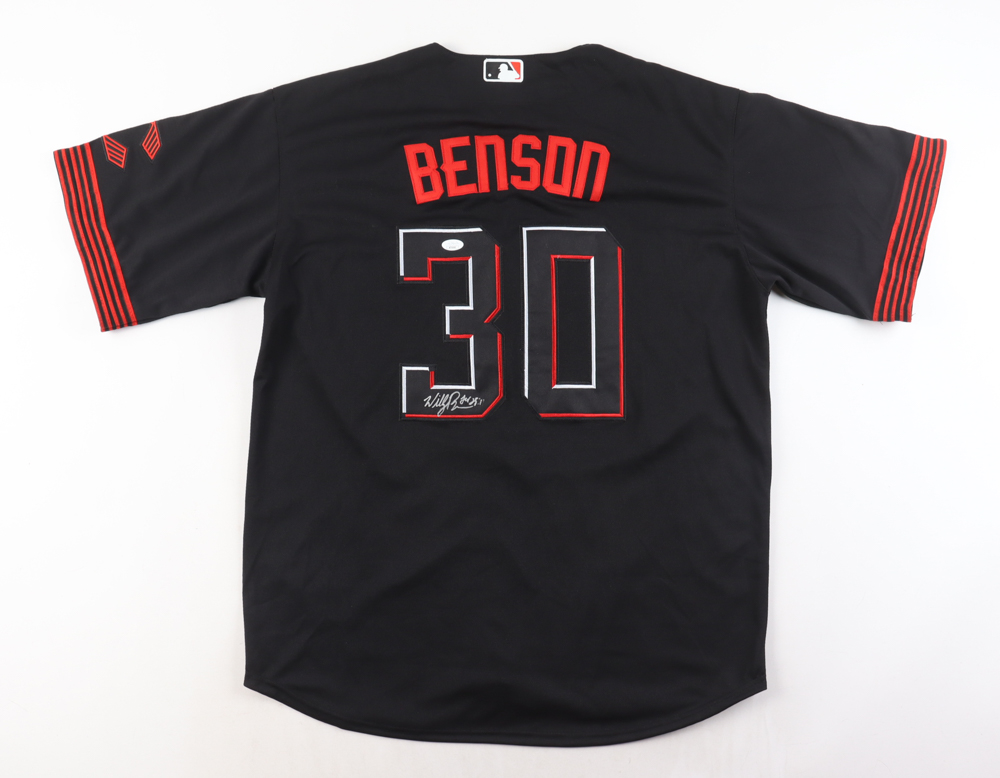 Will Benson Signed Jersey With Inscription (JSA) at PristineAuction.com Will Benson Signed Jersey With Inscription (JSA) at PristineAuction.com