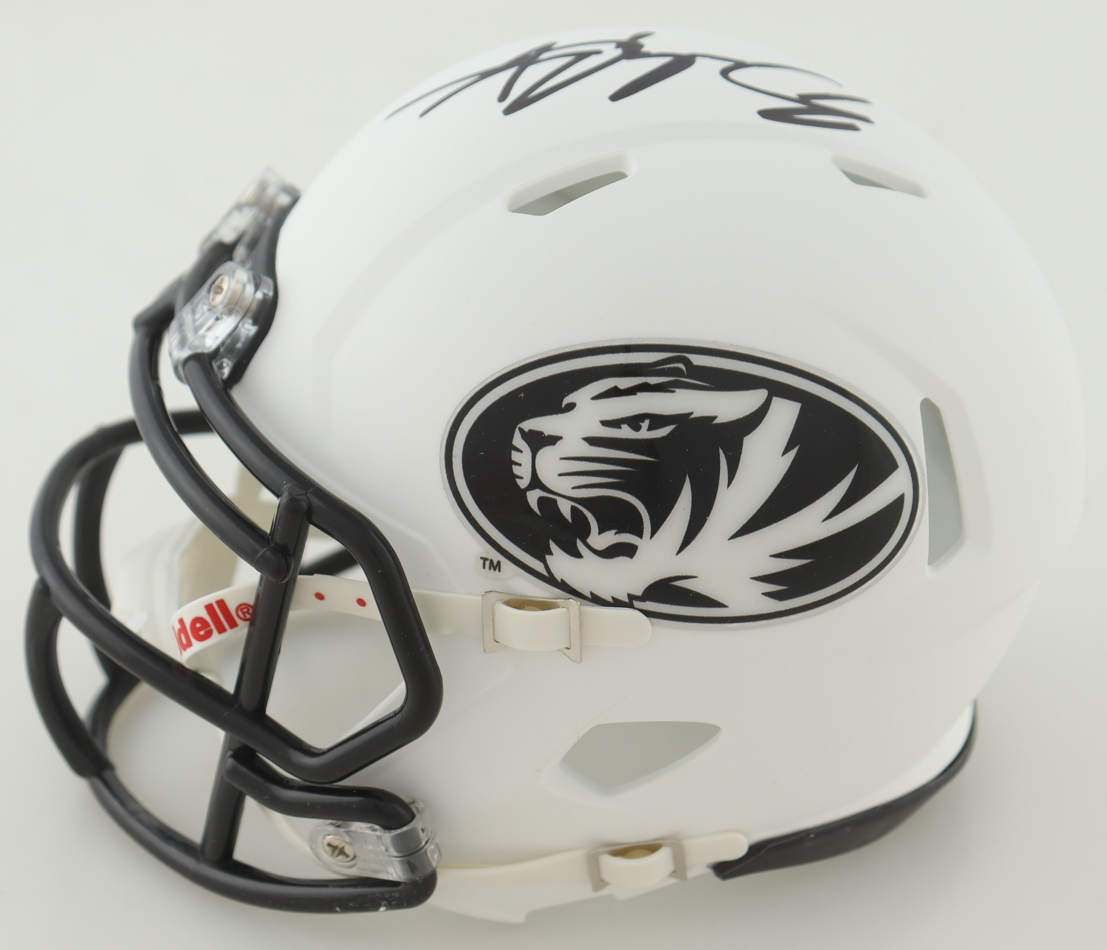 Brady Cook Signed Missouri Tigers Speed Mini Helmet (Beckett) at PristineAuction.com Brady Cook Signed Missouri Tigers Speed Mini Helmet (Beckett) at PristineAuction.com