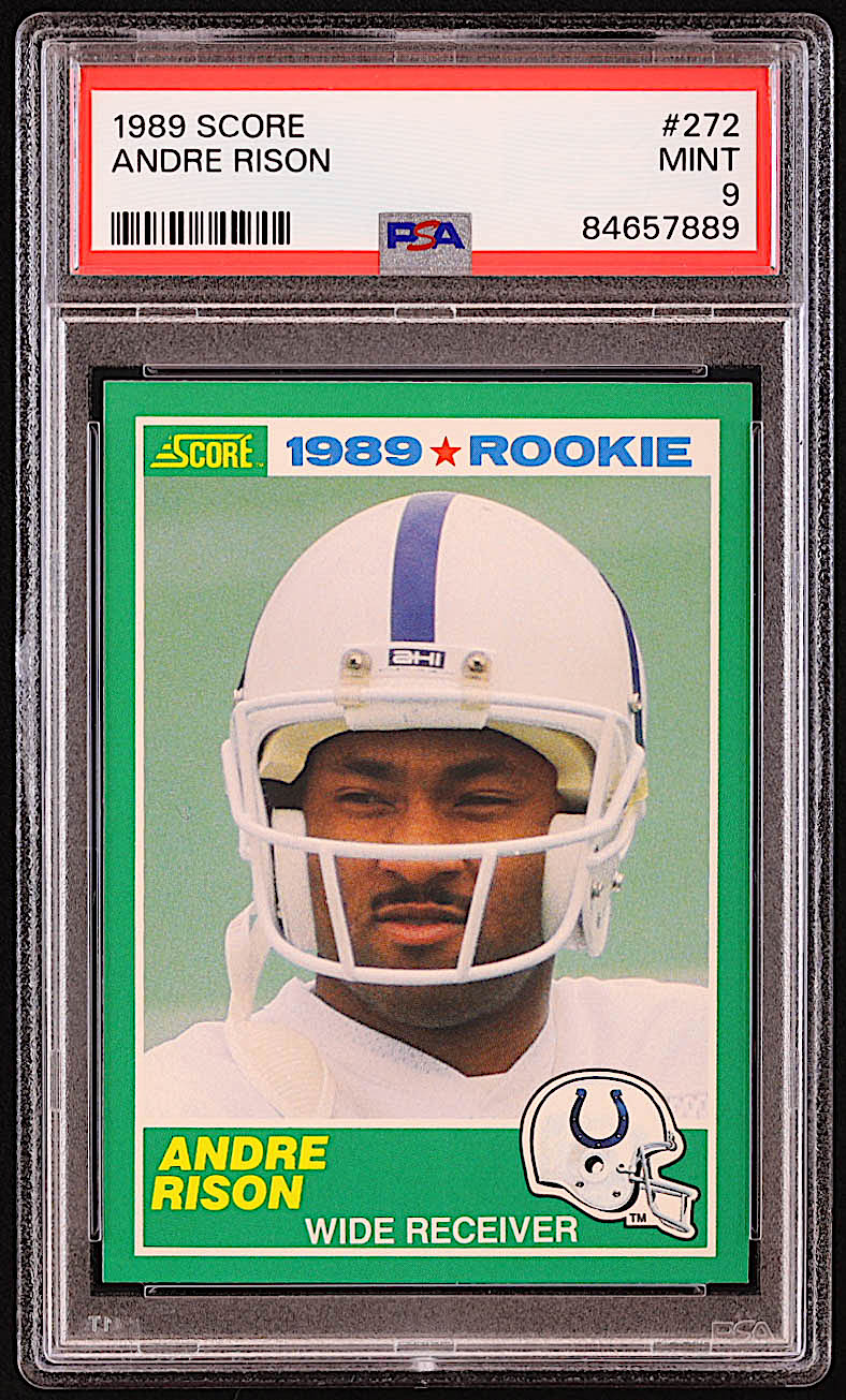 Andre Rison 1989 Score #272 RC (PSA 9) | Pristine Auction