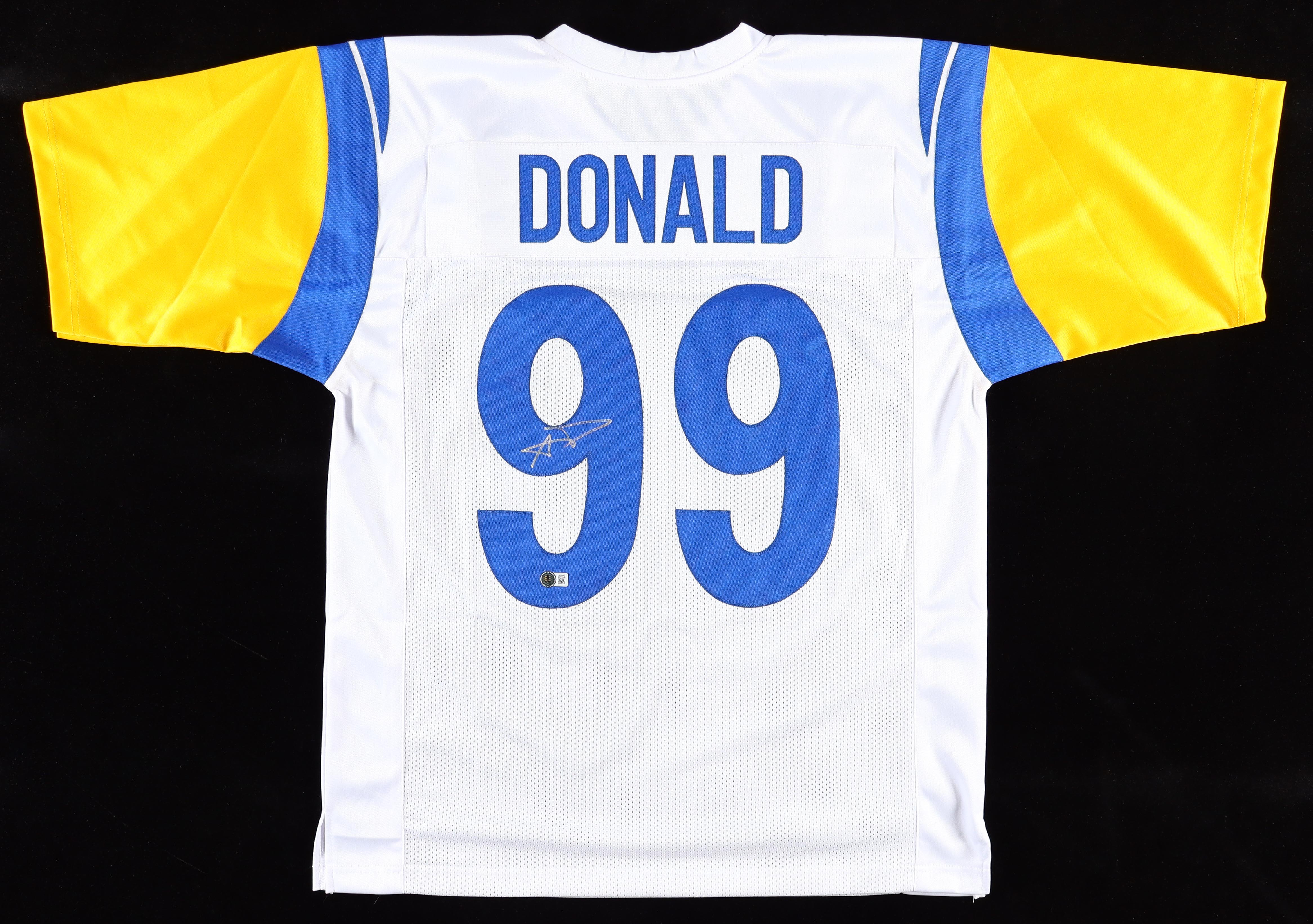 Aaron Donald Signed Jersey (Beckett) at PristineAuction.com Aaron Donald Signed Jersey (Beckett) at PristineAuction.com