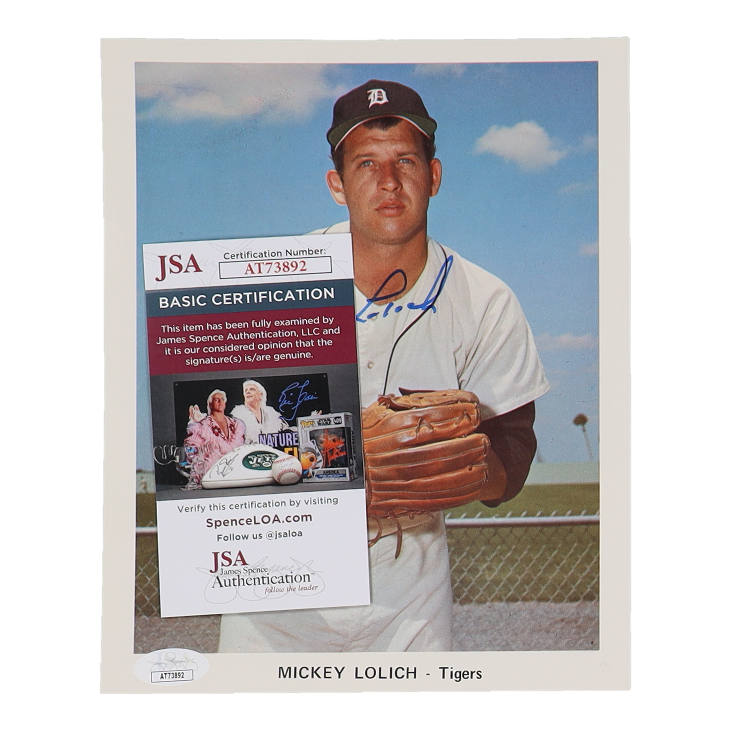 Mickey Lolich Signed Tigers 8x10 Photo (JSA) at PristineAuction.com Mickey Lolich Signed Tigers 8x10 Photo (JSA) at PristineAuction.com