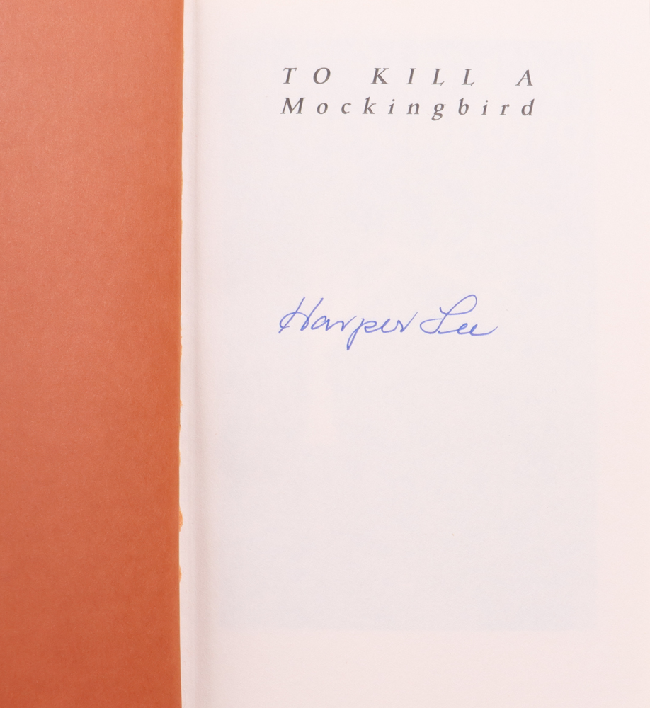 Harper Lee Signed "To Kill A Mockingbird" 40th Anniversary Edition Hardcover Book (JSA) at PristineAuction.com Harper Lee Signed "To Kill A Mockingbird" 40th Anniversary Edition Hardcover Book (JSA) at PristineAuction.com