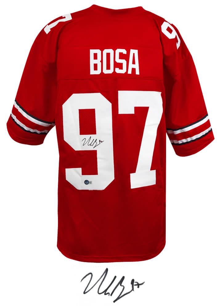 Nick Bosa Signed Jersey (Beckett) at PristineAuction.com Nick Bosa Signed Jersey (Beckett) at PristineAuction.com