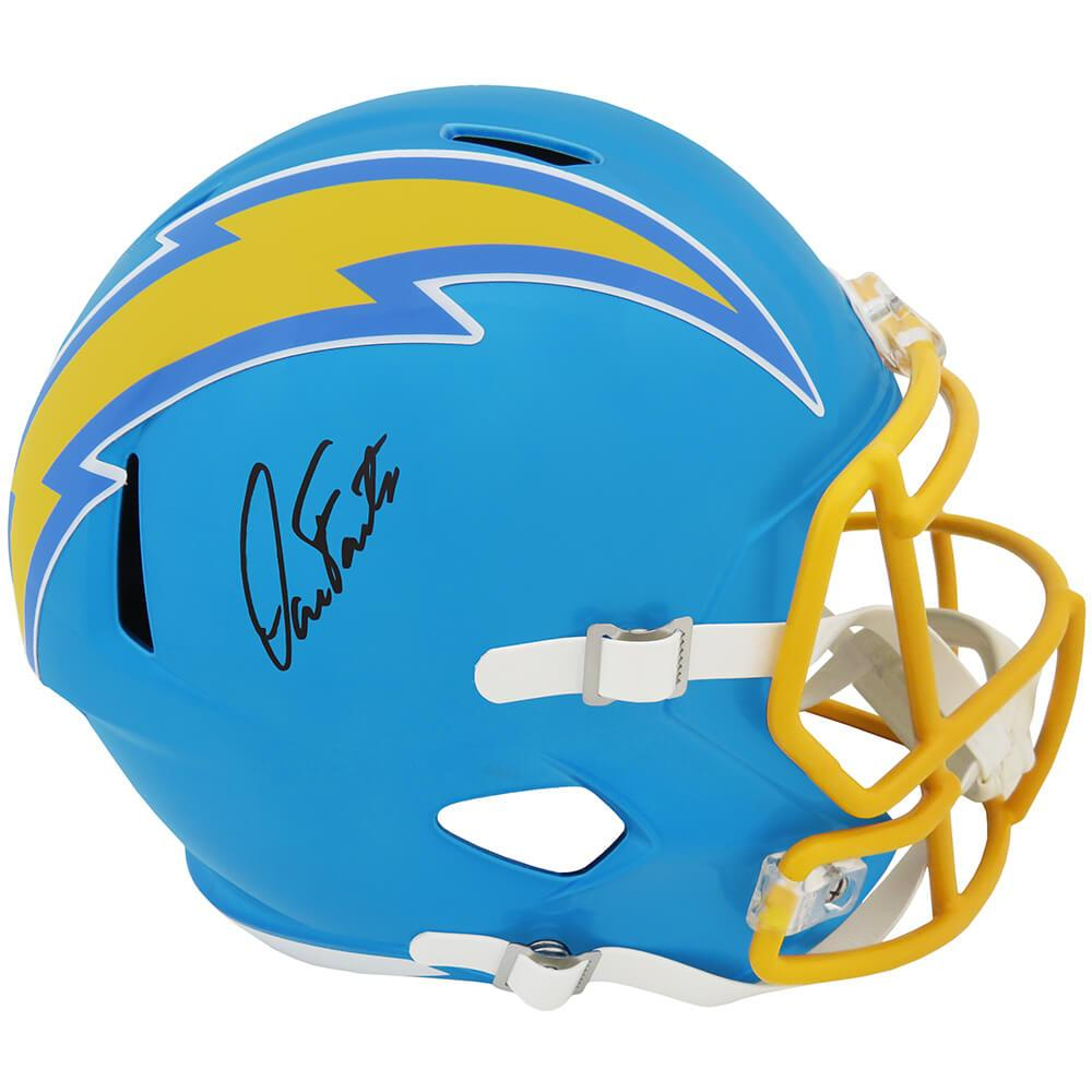 Dan Fouts Signed Chargers Full Size Flash Alternate Speed Helmet 