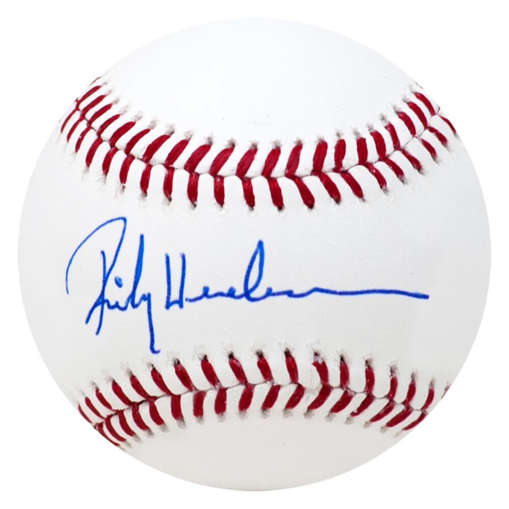Rickey Henderson Signed OML Baseball (Schwartz) at PristineAuction.com Rickey Henderson Signed OML Baseball (Schwartz) at PristineAuction.com
