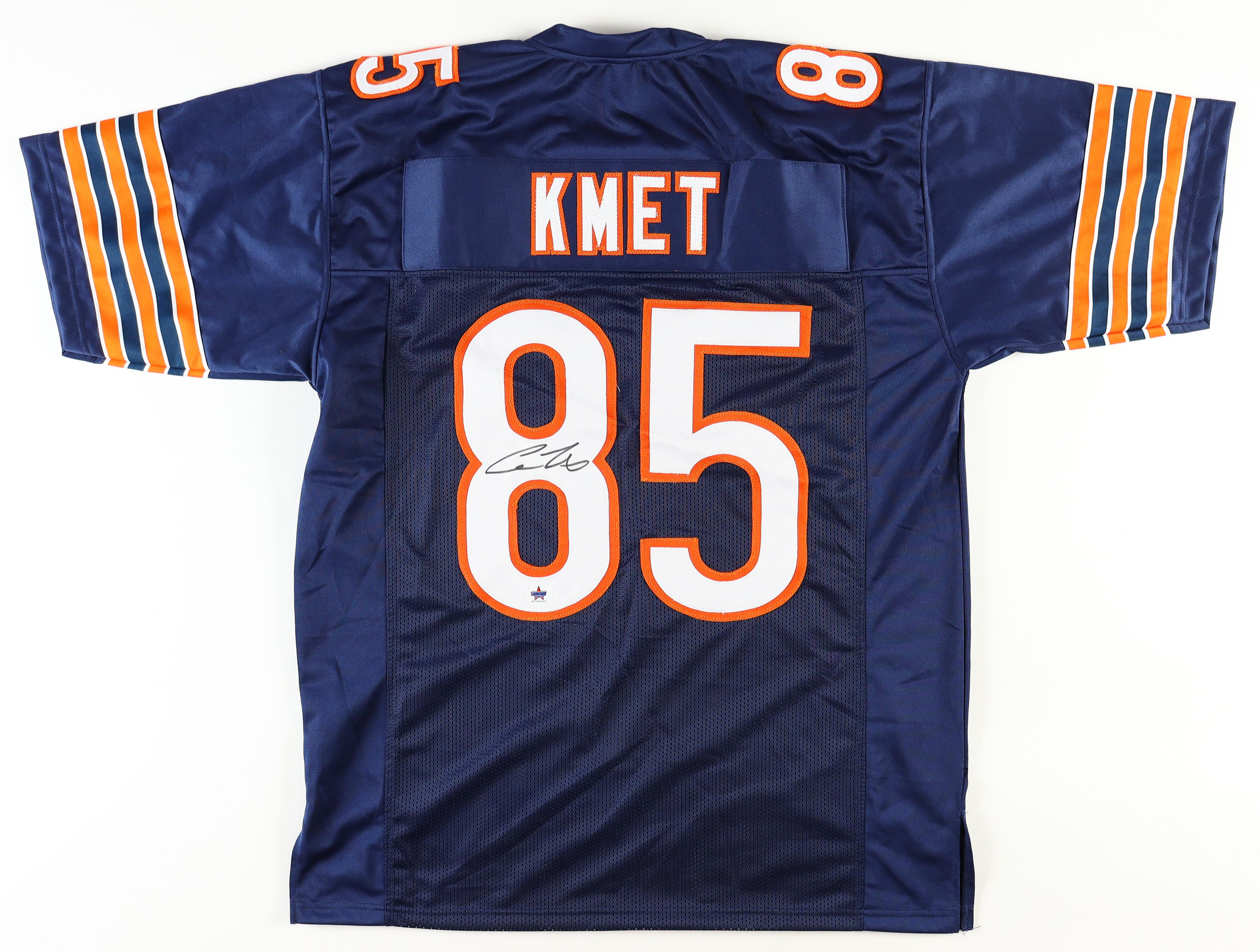 Cole Kmet Signed Jersey (Gameday) at PristineAuction.com Cole Kmet Signed Jersey (Gameday) at PristineAuction.com