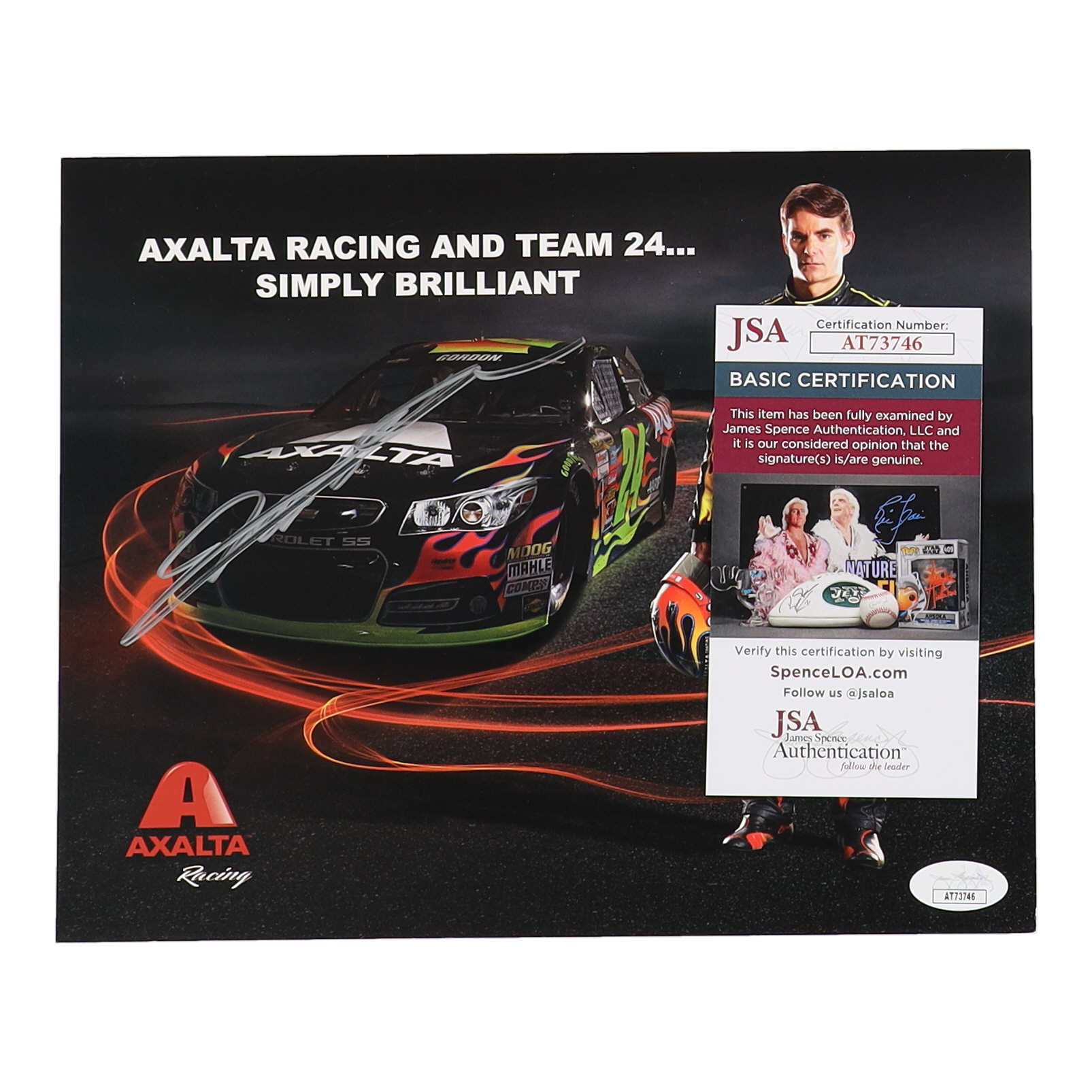 Jeff Gordon Signed NASCAR 8x10 Photo (JSA) at PristineAuction.com Jeff Gordon Signed NASCAR 8x10 Photo (JSA) at PristineAuction.com