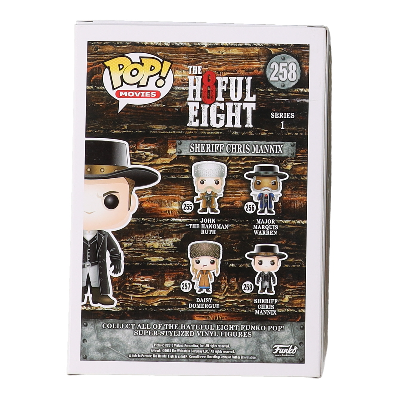 Walton Goggins Signed "The H8teful Eight" #258 Sheriff Chris Mannix Funko Pop! Vinyl Figure (ACOA) at PristineAuction.com Walton Goggins Signed "The H8teful Eight" #258 Sheriff Chris Mannix Funko Pop! Vinyl Figure (ACOA) at PristineAuction.com
