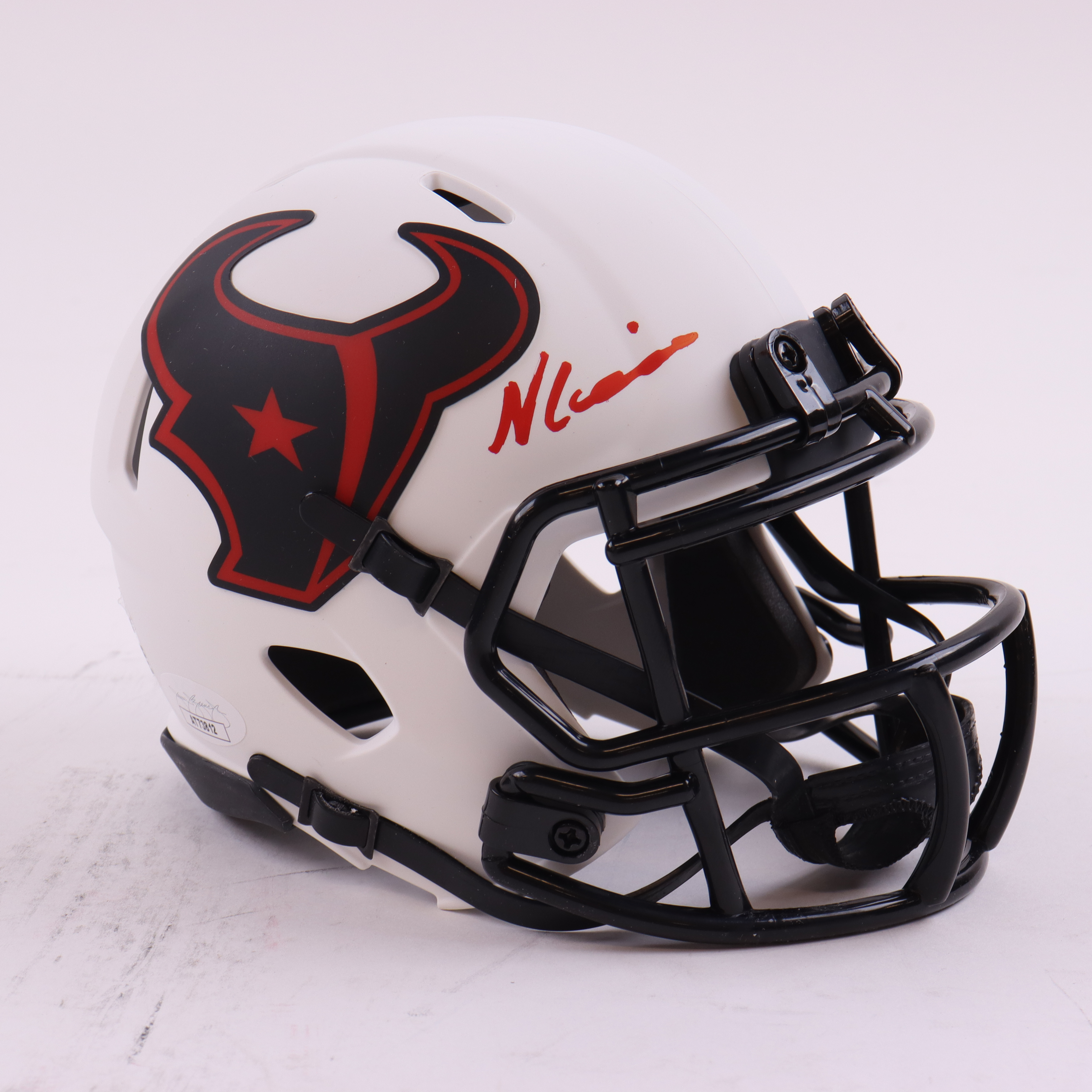 Nico Collins Signed Texans Lunar Eclipse Alternate Speed Mini Helmet (Beckett) at PristineAuction.com Nico Collins Signed Texans Lunar Eclipse Alternate Speed Mini Helmet (Beckett) at PristineAuction.com