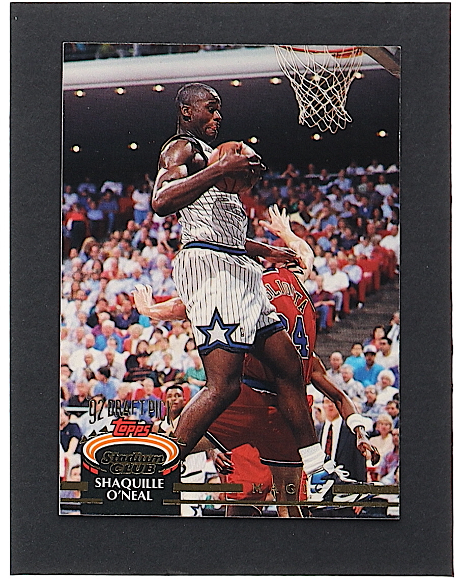Shaquille O'Neal 1992-93 Stadium Club #247 RC at PristineAuction.com Shaquille O'Neal 1992-93 Stadium Club #247 RC at PristineAuction.com
