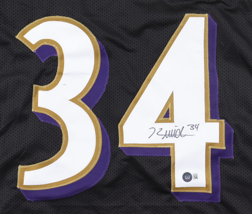 Keaton Mitchell Signed Jersey (Beckett) at PristineAuction.com Keaton Mitchell Signed Jersey (Beckett) at PristineAuction.com