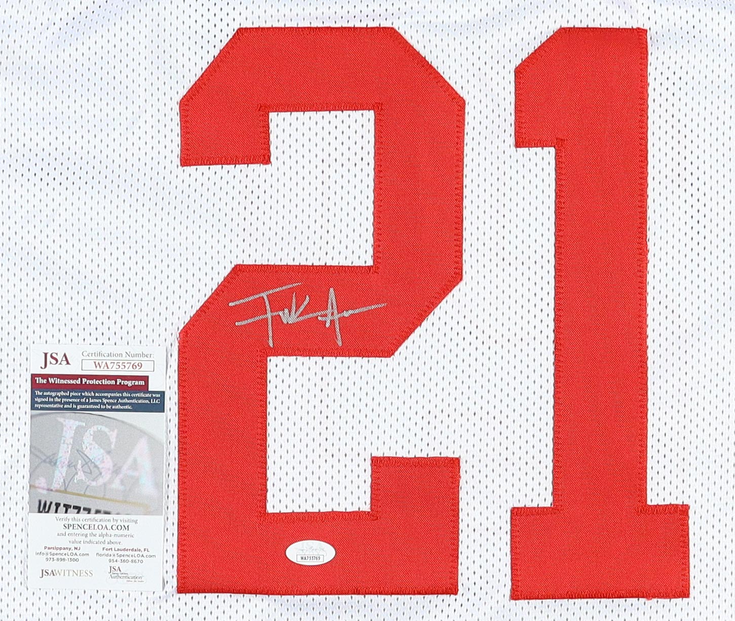 Frank Gore Signed Jersey (JSA) at PristineAuction.com Frank Gore Signed Jersey (JSA) at PristineAuction.com