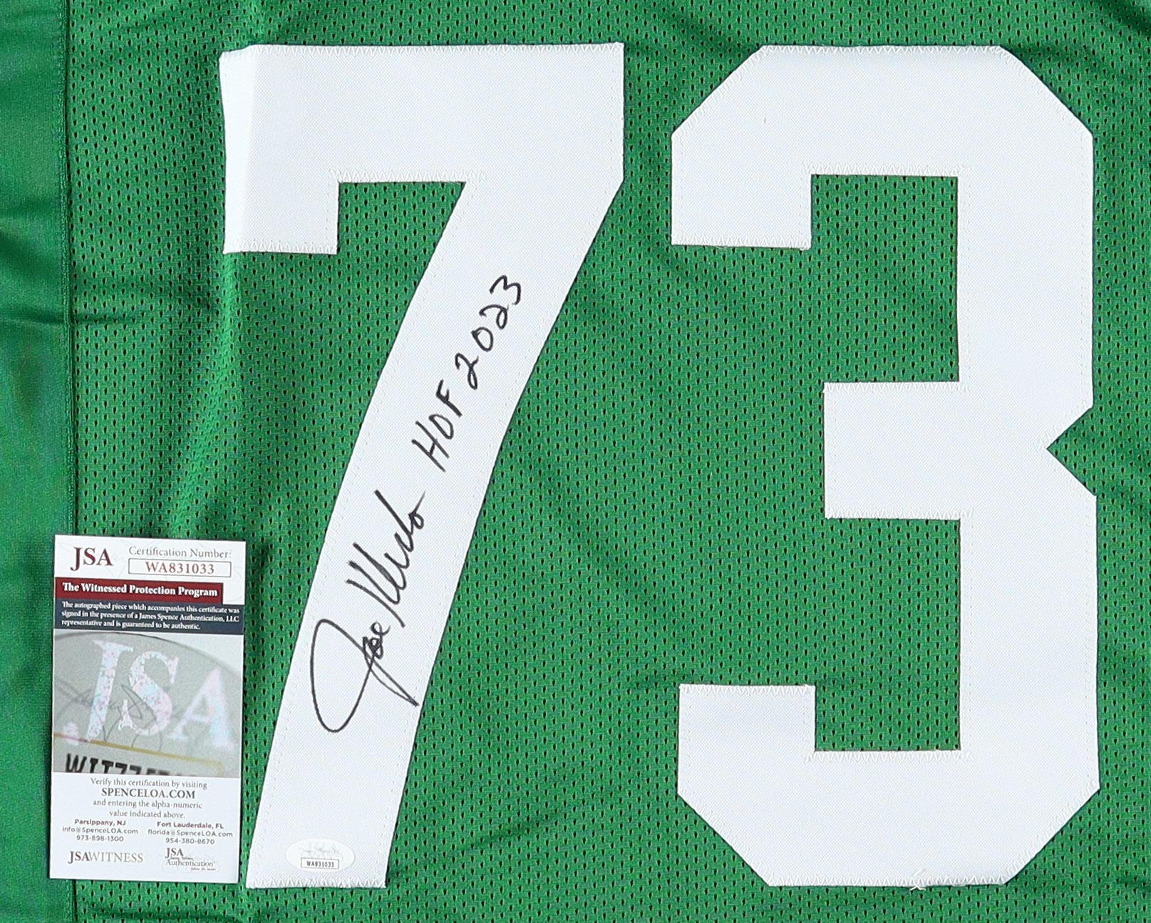 Joe Klecko Signed Jersey Inscribed "HOF 2023" (JSA) at PristineAuction.com Joe Klecko Signed Jersey Inscribed "HOF 2023" (JSA) at PristineAuction.com