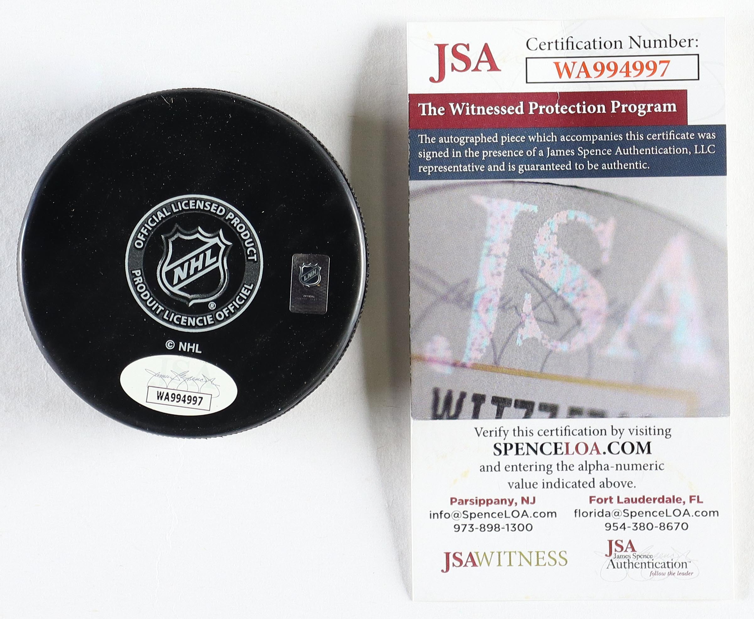 Eddie Olczyk Signed Maple Leafs Logo Hockey Puck (JSA) at PristineAuction.com Eddie Olczyk Signed Maple Leafs Logo Hockey Puck (JSA) at PristineAuction.com