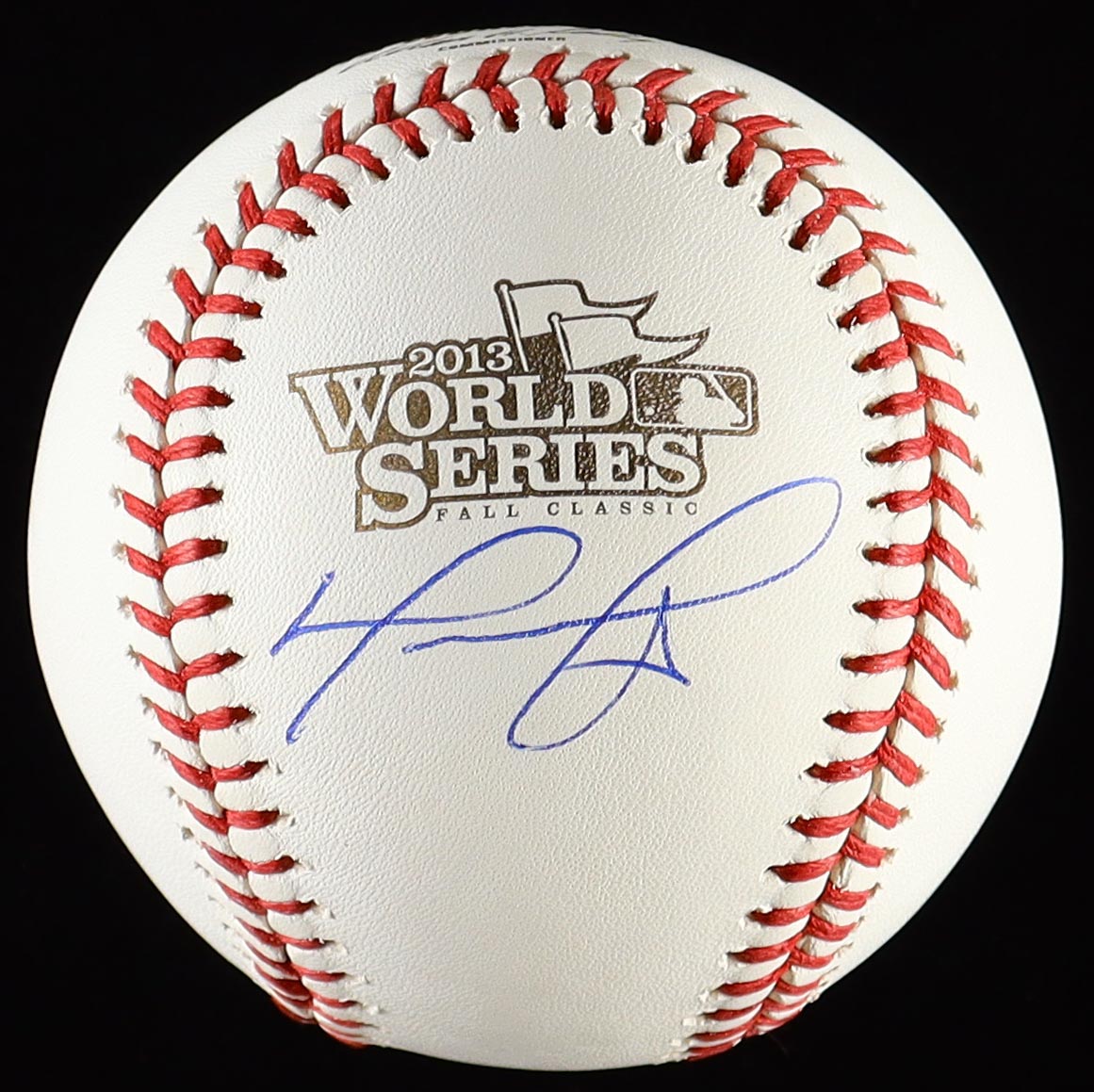 David Ortiz Signed 2013 World Series Logo Baseball (PSA) at PristineAuction.com David Ortiz Signed 2013 World Series Logo Baseball (PSA) at PristineAuction.com