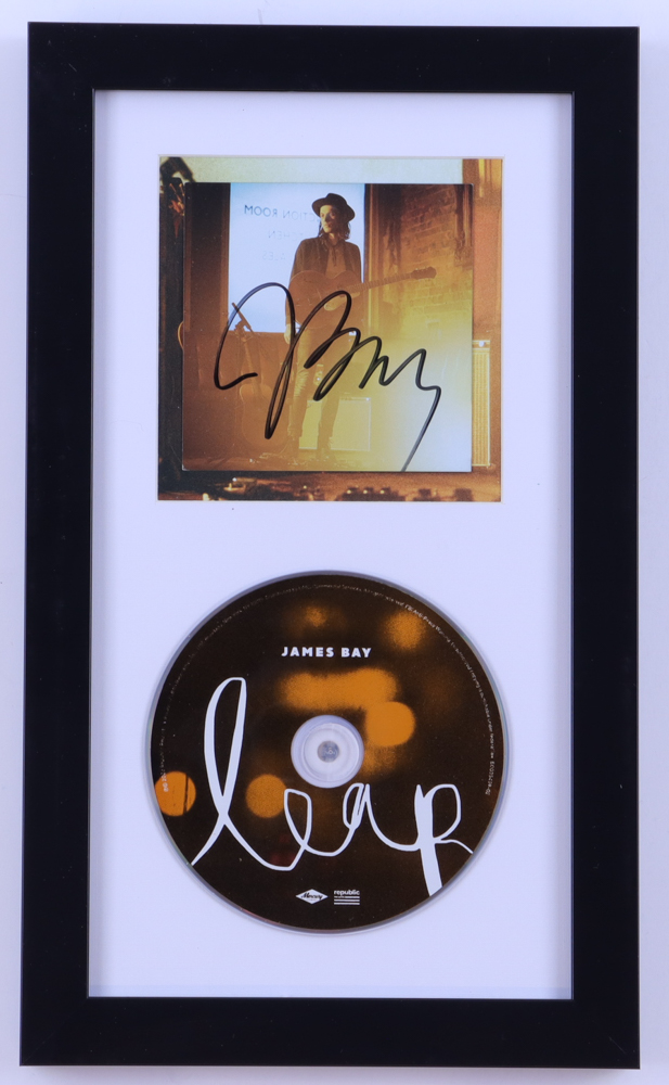 James Bay Signed "Leap" Custom Framed CD Insert Display With Disc (JSA) at PristineAuction.com James Bay Signed "Leap" Custom Framed CD Insert Display With Disc (JSA) at PristineAuction.com