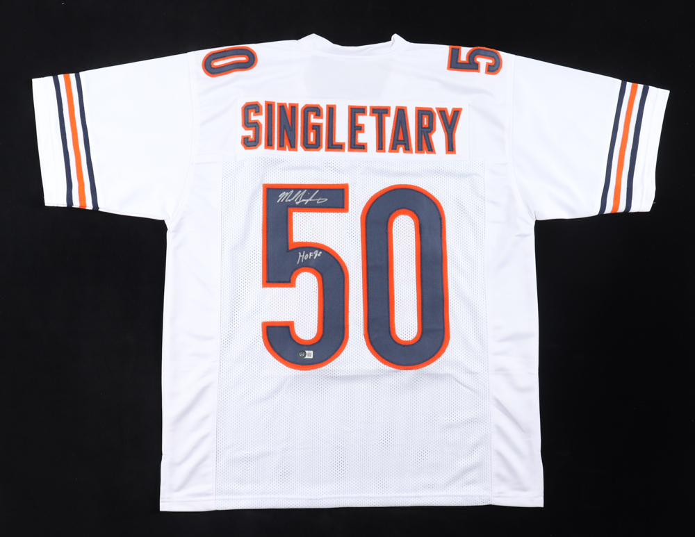 Mike Singletary Signed Jersey Inscribed "HOF 98" (Beckett) at PristineAuction.com Mike Singletary Signed Jersey Inscribed "HOF 98" (Beckett) at PristineAuction.com
