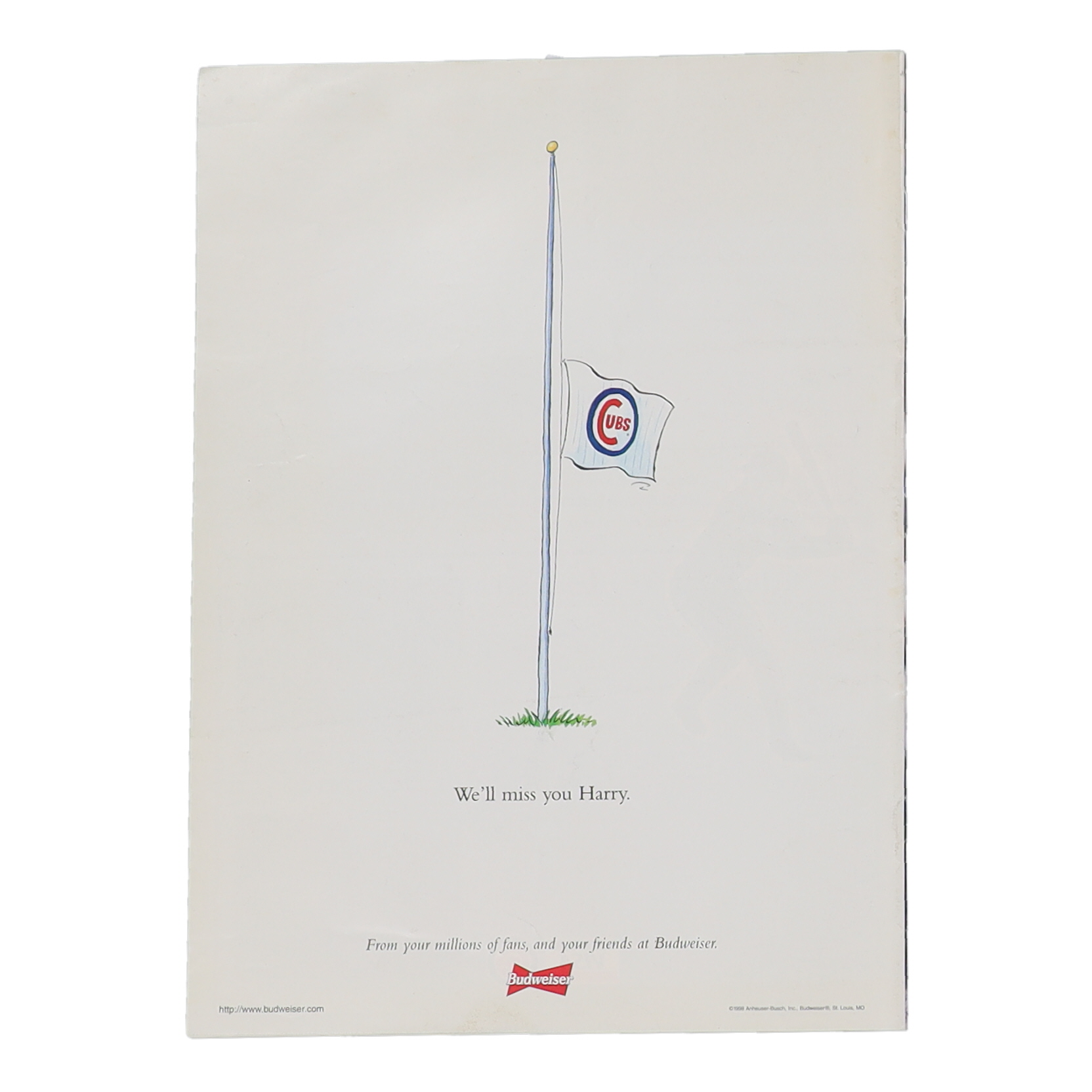 Mark Grace Signed 1998 "Chicago Cubs Vine Line" Magazine (JSA) at PristineAuction.com Mark Grace Signed 1998 "Chicago Cubs Vine Line" Magazine (JSA) at PristineAuction.com