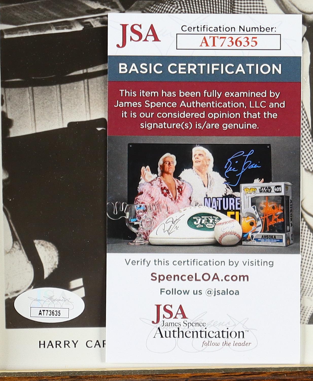 Harry Caray Signed Custom Framed Photo Inscribed "Holy Cow!" (JSA) at PristineAuction.com Harry Caray Signed Custom Framed Photo Inscribed "Holy Cow!" (JSA) at PristineAuction.com