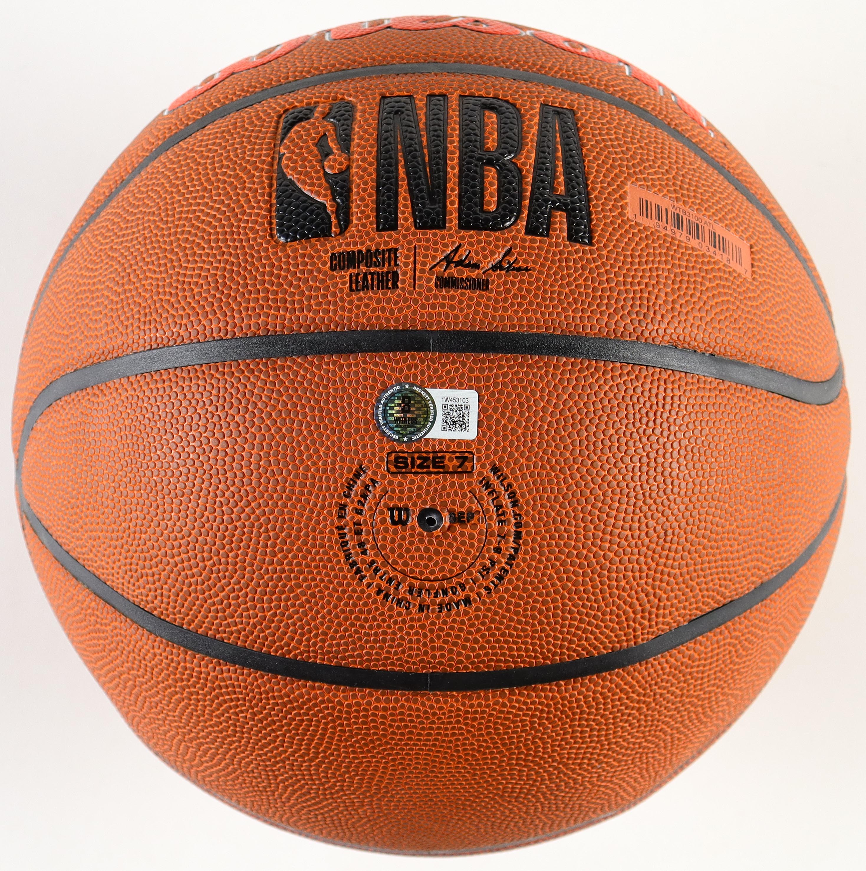 Dominique Wilkins Signed Hawks Logo Basketball (Beckett) at PristineAuction.com Dominique Wilkins Signed Hawks Logo Basketball (Beckett) at PristineAuction.com